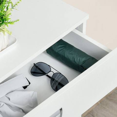 Rootz Shoe Cabinet - Entryway Organizer - Storage Unit - Space-Saving - 70W x 29D x 92H cm - Holds Up to 16 Pairs - White