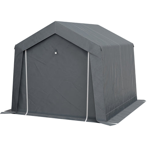 Rootz Garden House Portable Storage - Outdoor Shelter - Weatherproof Shed - UV Protection - 302cm x 300cm x 235cm