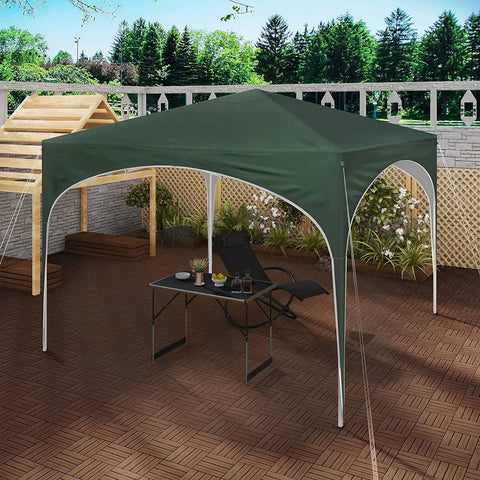 Rootz Tuinpaviljoen - Pop-Up Luifel - Buitentent - Waterdicht - UV-bescherming - Eenvoudige installatie - 3x3m - Groen