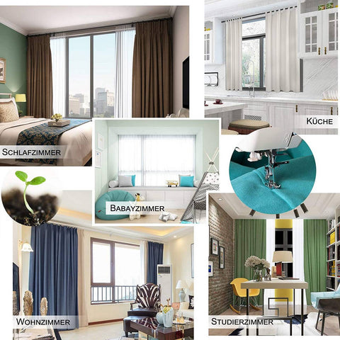 Rootz Premium Blackout Curtains - Room Darkening Drapes - Thermal Insulated Panels - Noise Reduction - Energy Saving - 135cm x 245cm