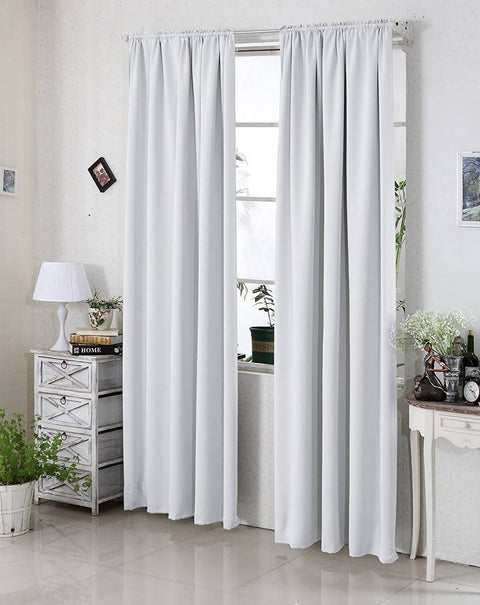 Rootz Premium Blackout Curtains - Room Darkening Drapes - Thermal Insulated Panels - Noise Reduction - Energy Saving - 135cm x 245cm
