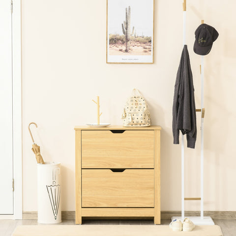 Rootz Shoe Cabinet - Cabinet for Shoes - Entrance Furniture - Ergonomic Design - 72cm x 26cm x 80cm