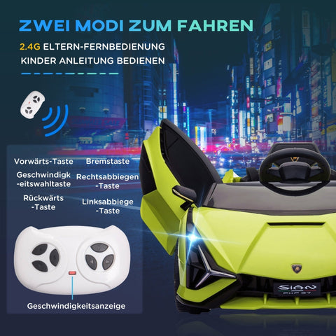 Rootz Electric Car for Kids - Ride-On Car - Realistic Design, Integrated Gadgets - 2 Driving Modes - LED Lights - Remote Control - 108L x 62W x 40H cm