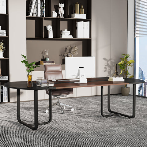 Rootz Executive Desk - Office Desk - Workstation Table - Elegant Design - 180 cm Width x 90 cm Depth x 75 cm Height