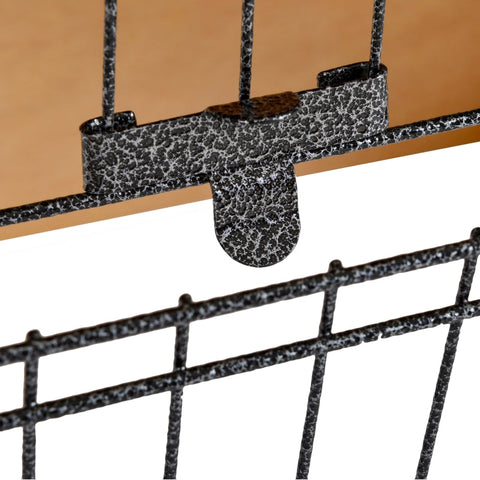 Rootz Small Animal Stable Hutch - Rabbit Cage - Guinea Pig Enclosure - Weatherproof - Non-Slip Ramp - Lockable Doors - 89.5cm x 45cm x 81cm