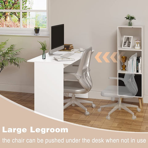 Rootz Office Desk - Workstation - Computer Table - Ample Storage - Durable Construction - Water-Resistant - 120cm x 75cm x 59cm