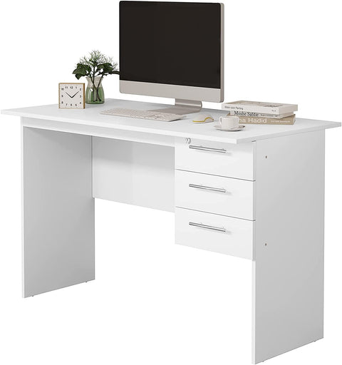Rootz Office Desk - Workstation - Computer Table - Ample Storage - Durable Construction - Water-Resistant - 120cm x 75cm x 59cm