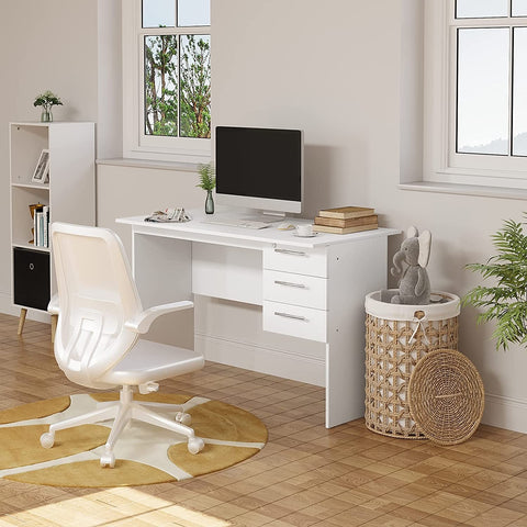Rootz Office Desk - Workstation - Computer Table - Ample Storage - Durable Construction - Water-Resistant - 120cm x 75cm x 59cm