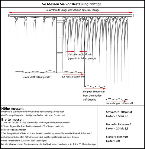 Rootz Set of 2 Darkening Curtains - Window Drapes - Blackout Curtains - Energy Efficient - 135x225 cm