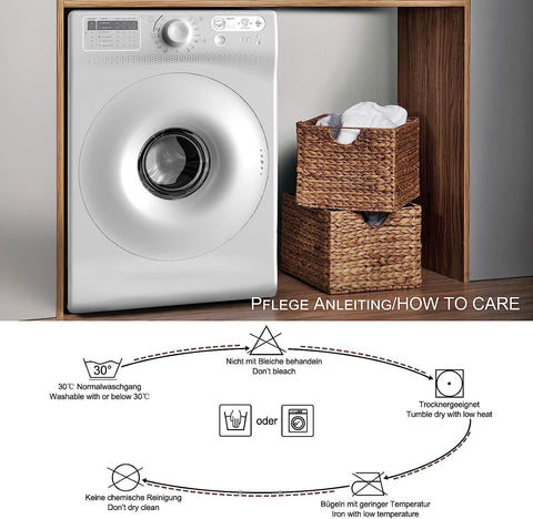 Rootz Curtain Set - Drapes - Window Coverings - Energy-Saving & Noise-Damping - White 135x245 cm