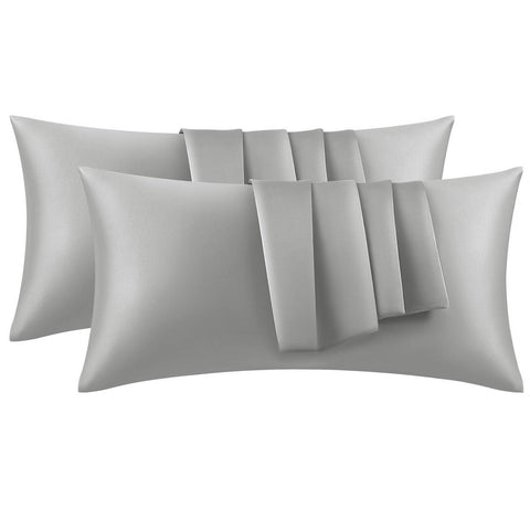 Rootz 2 Set Satin Pillow Cover - Soft Pillow Cover - Silky with Zipper - Hair Care - 40x80cm