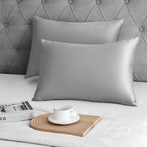 Rootz 2 Set Satin Pillow Covers - Soft Pillow Covers - Silky Pillowcases - Hair and Skin Care - 50x70 cm