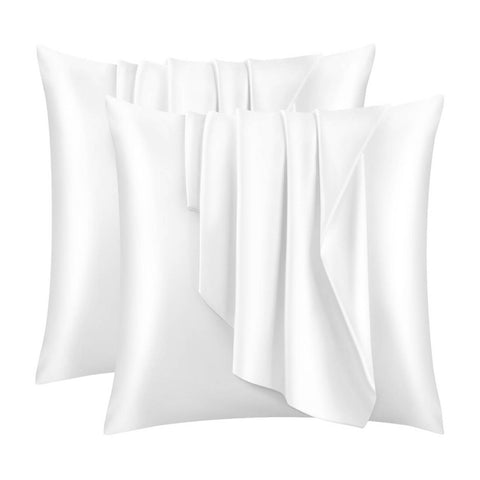 Rootz 2 Set Satin Pillow Covers - Soft Sleep Pillows - Silky Cushion Covers - Hair Care Benefits - 40x40 cm