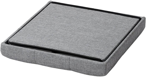 Rootz Foldable Storage Stools Set - Cube Bench - Ottoman Box - Sturdy Structure - Breathable Linen Cover - 37.5cm x 38cm x 37.5cm