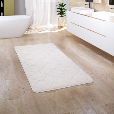 Memory Foam Bath Mat – Ultra Soft, Durable, Embossed Patterns – Relaxation & Comfort