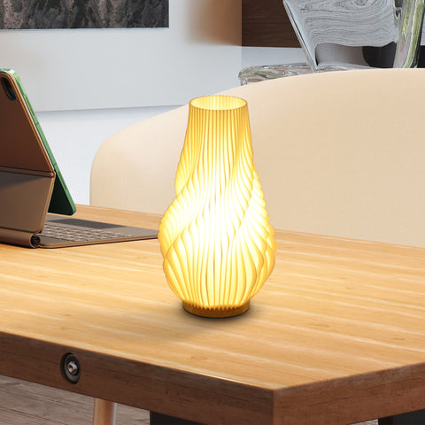 Rootz Smart Table Lamp with App Control - Alexa Lamp - Voice-Controlled Light - 3D Printing - 20cm x 20cm x 34.5cm