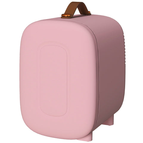 Rootz Pink Mini Beauty Fridge - Cosmetic Fridge - Skincare Fridge - Portable & Quiet - 20.3 x 26.3 x 28 cm