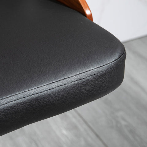 Rootz Set of 2 Bar Stools - High Chairs - Swivel Stools - Ergonomic Comfort - 46.5L x 44.5W x 79-100H cm