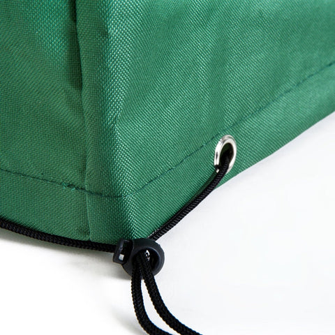 Rootz beschermhoes voor tuinmeubelen - hoes voor tuinmeubilair - hoes voor terrasmeubilair - duurzame bescherming - veilige pasvorm - waterafstotend - 135 cm x 135 cm x 75 cm - 600D Oxford groen