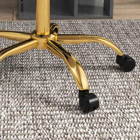 Rootz Ergonomic Office Chair - Swivel Chair - Height-Adjustable Chair - Comfortable Support - 58cm x 56cm x 68-76cm