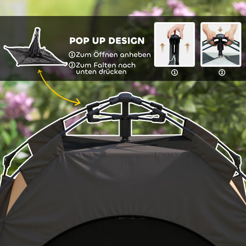 Rootz Pet Tent - Dog Tent - Foldable - Weather-Resistant Dog House - Portable & Easy to Assemble - 120cm x 120cm x 106cm