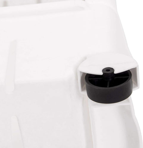 Rootz Niche Trolley - Storage Rack - Slim Design - White - Ventilated Compartments - 13cm x 72cm x 54cm