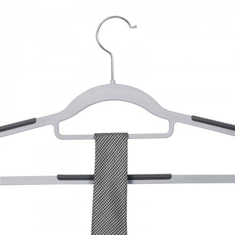 Rootz 30 Pack Hangers - Coat Hangers - Wardrobe Organizer - Space Saving - 42cm x 21cm x 0.5cm
