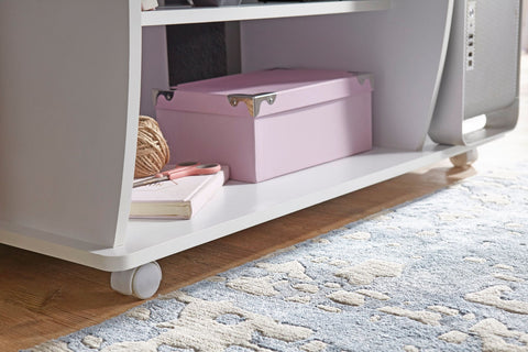 Rootz Modern Computer Desk with PC Shelf - Timeless Design - Storage Options - Rounded 3D Corners - 90cm x 71cm x 50cm