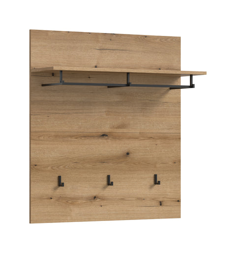 Rootz Coat Rack Panel - Entryway Organizer - Wall-Mounted Storage - Easy Installation - 90x98x27cm
