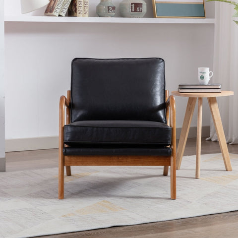 Rootz Modern Armchair - Comfy Chair - Stylish Seat - Unparalleled Comfort - 65cm x 80cm x 76cm