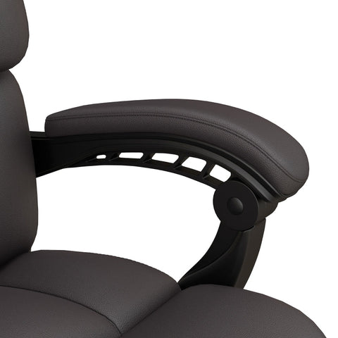 Rootz Massage Office Chair - Vibration Points - 8 Massage Modes - Faux Leather - 63cm x 57cm x 118-126cm
