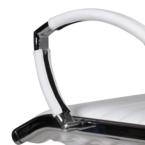 Rootz Bureaustoel - Bureaustoel - Draaistoel - Echt leer - Ergonomisch ontwerp - Hoogglans aluminium - 60cm x 60cm x 112-122cm