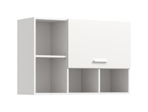 Rootz Wall Cabinet - Storage Cupboard - Shelving Unit - Quick Installation - 95cm x 64cm x 34cm
