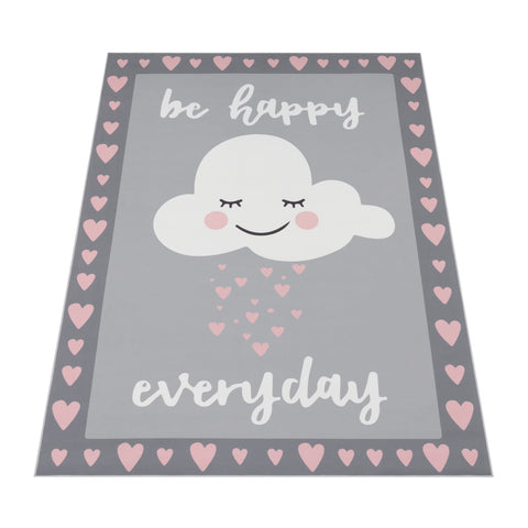 Motivational Kids Rug – Soft, Washable & Durable – Fun Inspirational Quotes