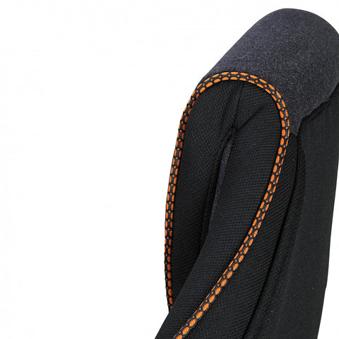 Rootz Ergonomic Racing Office Chair - Swivel Chair - Adjustable Backrest - Breathable Fabric - Contrasting Color - Racing Armrests - Synchronous Mechanism - 120kg Capacity - 8+ Hours Sitting Time - Nylon Base - 100% Polyester - 120-130cm x 53cm x 53cm