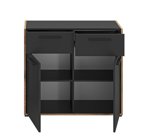 Rootz Chest of Drawers - Storage Cabinet - Dresser - Easy-Care Surfaces - 95cm x 86cm x 37cm