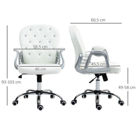 Rootz Ergonomic Office Chair - Desk Chair - Swivel Chair - Enhanced Comfort - 59.5cm x 60.103cm