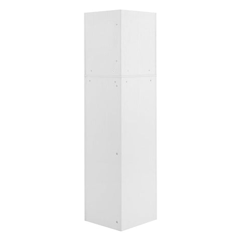 Rootz Corner Cabinet - Bathroom Storage - Moisture Resistant - Waterproof - 36.5cm x 36.5cm x 155cm - Elegant Design