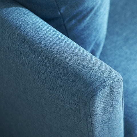 Rootz 2-Seater Sofa - Loveseat - Couch - Breathable & Durable Cover - Comfortable Seating - Easy Maintenance - 137cm x 78cm x 78cm