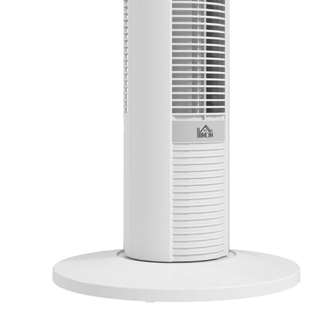 Rootz Tower Fan with Remote - Cooling Breeze - Quiet Fan - Energy Efficient - 31.5 x 31.5 x 96 cm