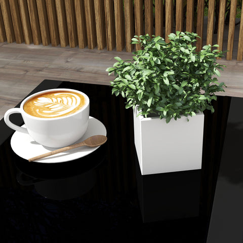 Rootz 5 Piece Garden Furniture Set - Patio Set - Outdoor Seating - Rust-Resistant - Armchair 66x82.5x95cm, Table 45x45x40cm, Stool 66x45x40cm