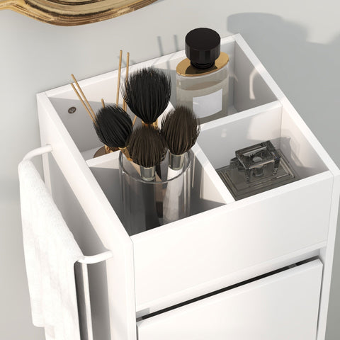 Rootz Bathroom Storage Unit - Cabinet - Organizer - Tip-Proof Stability - 35cm x 30cm x 90cm
