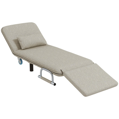 Rootz Bed Chair - Sofa Bed - Convertible Chair - Ultimate Comfort - 78cm x 72cm x 83cm (Armchair) / 75cm x 190cm x 38cm (Bed)