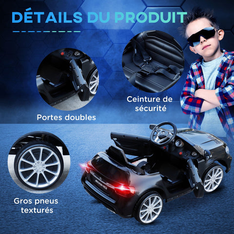 Rootz Mercedes Electric Car - Children's Ride-On Vehicle - Kids Toy Car - Indoors/Outdoors Fun - 100cm x 58cm x 46cm