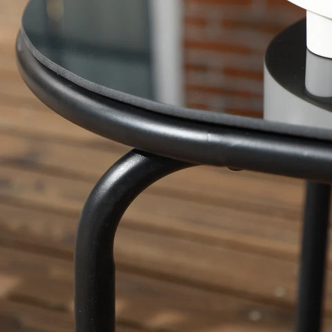 Rootz Garden Sofa Set - Rattan Sofa Set - Boho Style - Weather Resistant - Armchairs - Side Chairs - Seat Cushions - Steel-Polyester - Khaki - 116cm x 58cm x 66cm