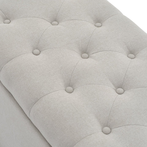 Rootz Upholstered Bench - Bed Stool - Storage Box - Generous Storage - 141L x 41.5W x 47H cm