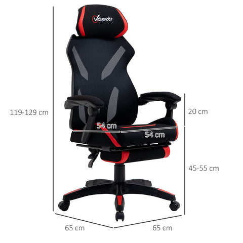 Rootz Ergonomic Office Chair - Desk Chair - Swivel Chair - Lumbar Support - 65cm x 65cm x 129cm - Height Adjustable & Breathable
