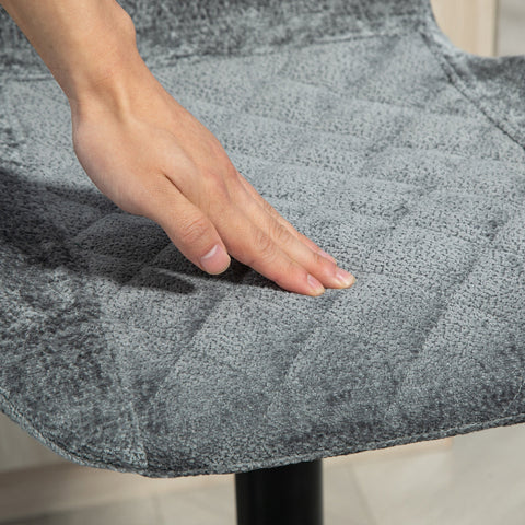 Rootz Set of 2 Bar Chairs - Kitchen Stools - Adjustable Height Stools - Maximum Comfort - 48x51.5x91-112cm