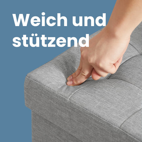 Rootz Seat Chest Storage Bench - Shoe Bench - Bed Chest - Multifunctional Seating - 110 x 38 x 38 cm