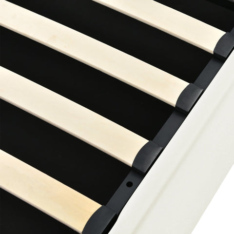 Rootz Functional Double Bed - LED Lighting Bed - Storage Bed - Hydraulic Storage - 202cm x 146cm x 107.5cm